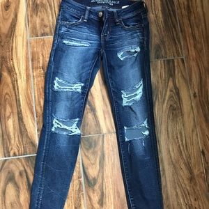 American Eagle distressed jeans size 0R